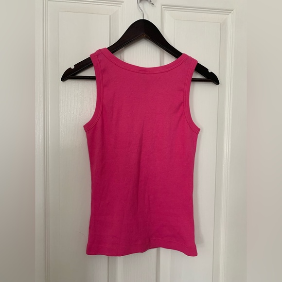 pink heart rhinestone sleeveless top - Picture 3 of 5
